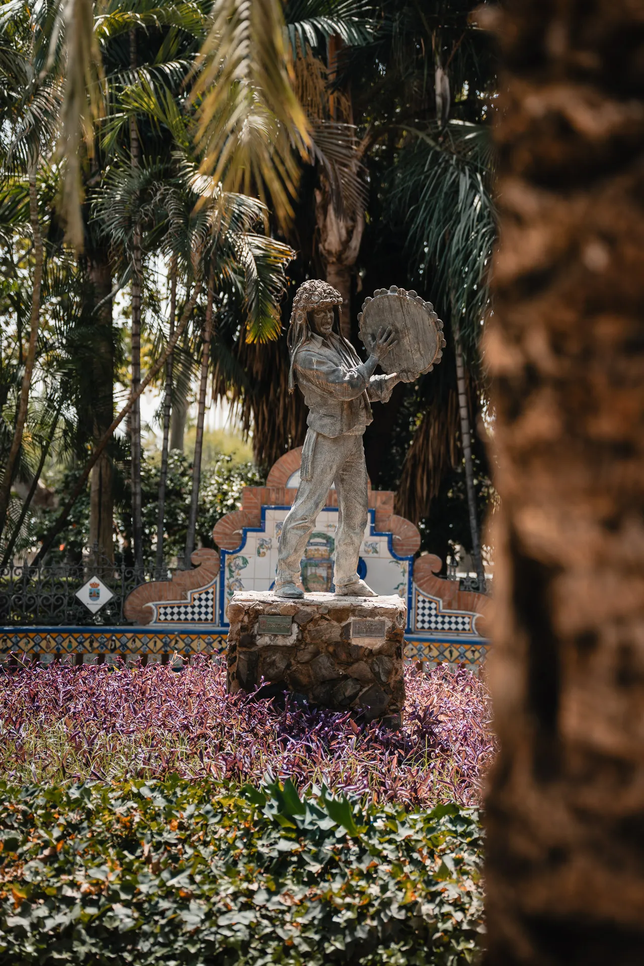 Wandel door Parque de Málaga