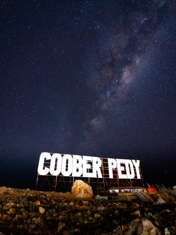 Coober Pedy - hollywood sign Milky Way19- BLOGPOST