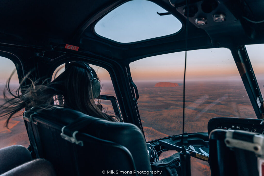 Helicopter Flight over Uluru with sunrise50- BLOGPOST