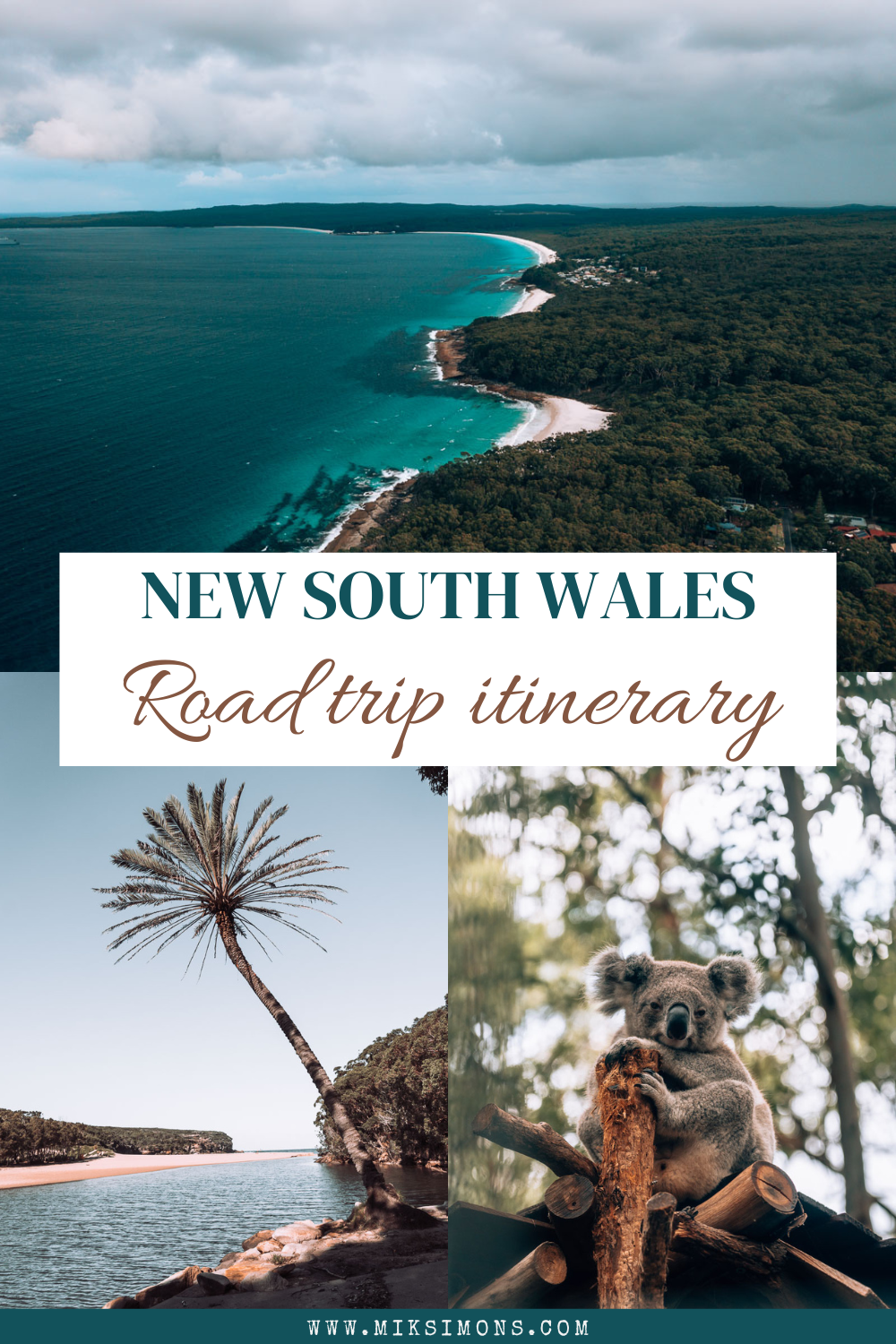 New South Wales Road trip itinerary - Pinterest2