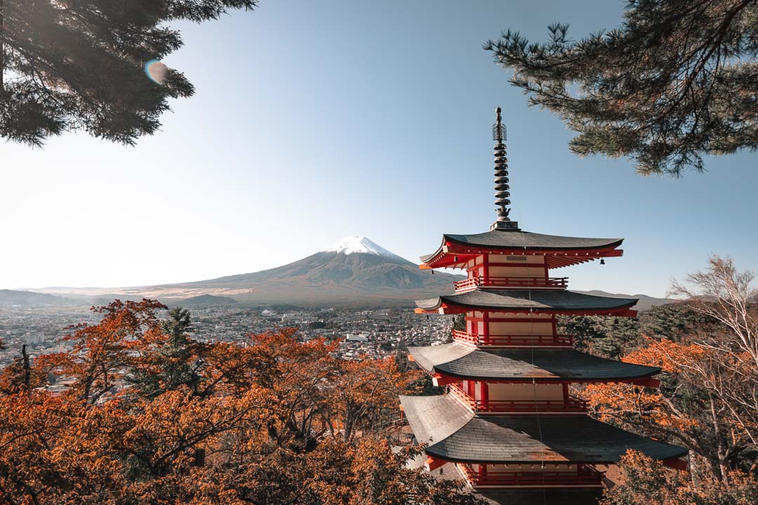 21 Best hotels in Japan - Chureito Pagoda-1