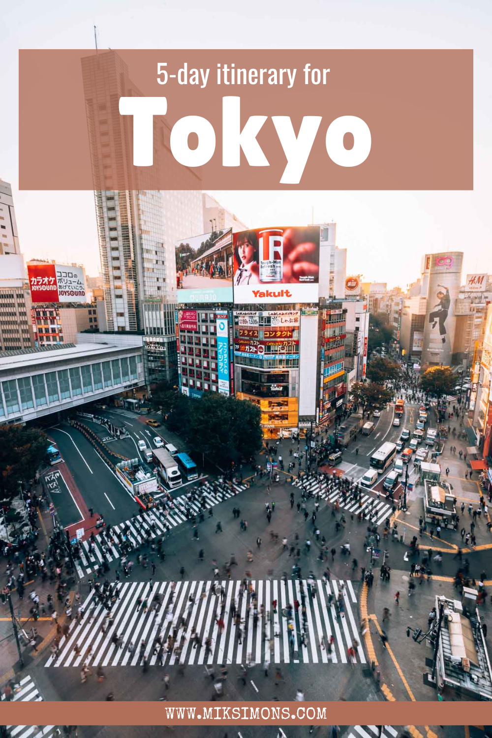 Tokyo 5-day itinerary