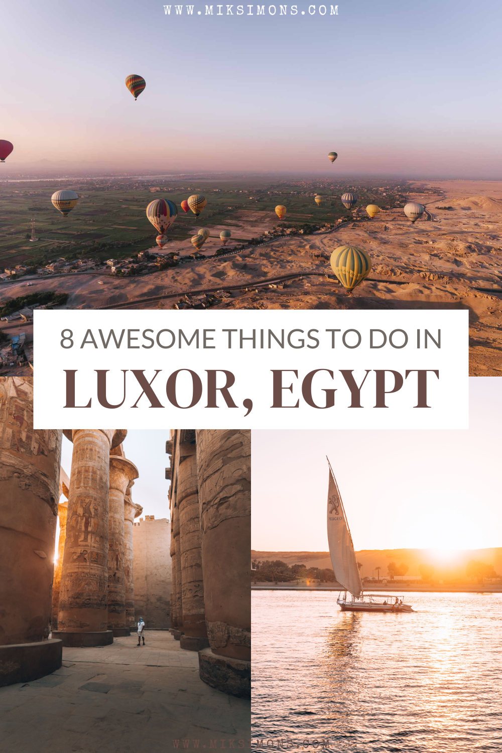 8 things to do in Luxor Egypt