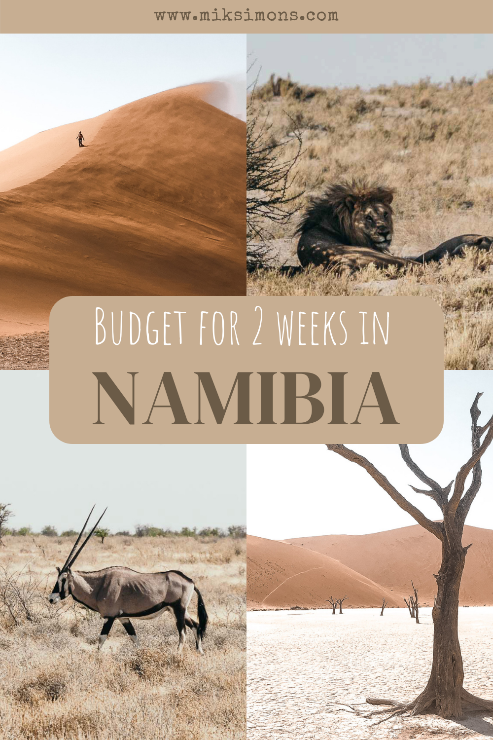 Self-drive Namibia: Budget for 2 weeks camping in Namibia