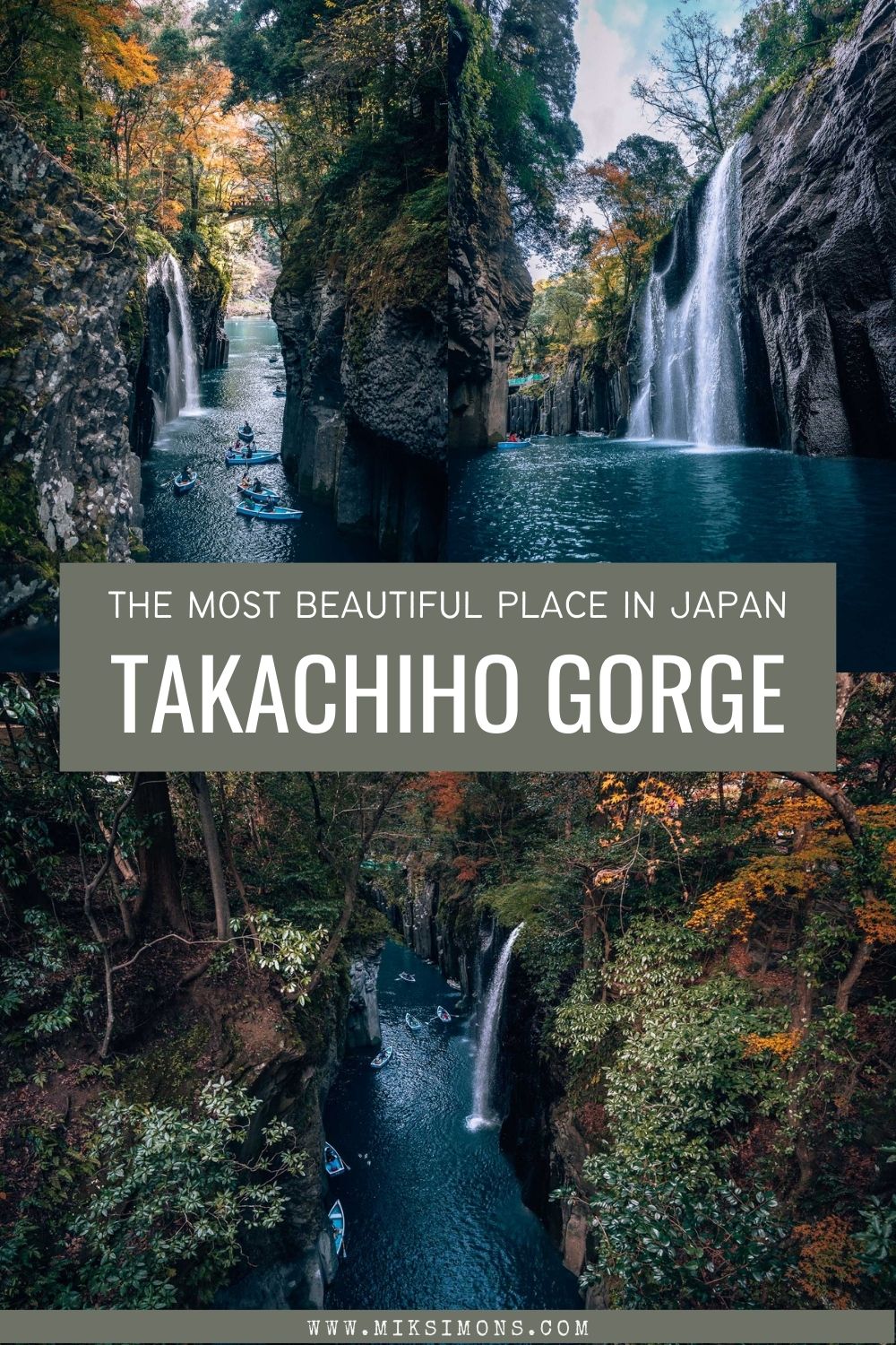 Takachiho Gorge - the most beautiful place in Japan